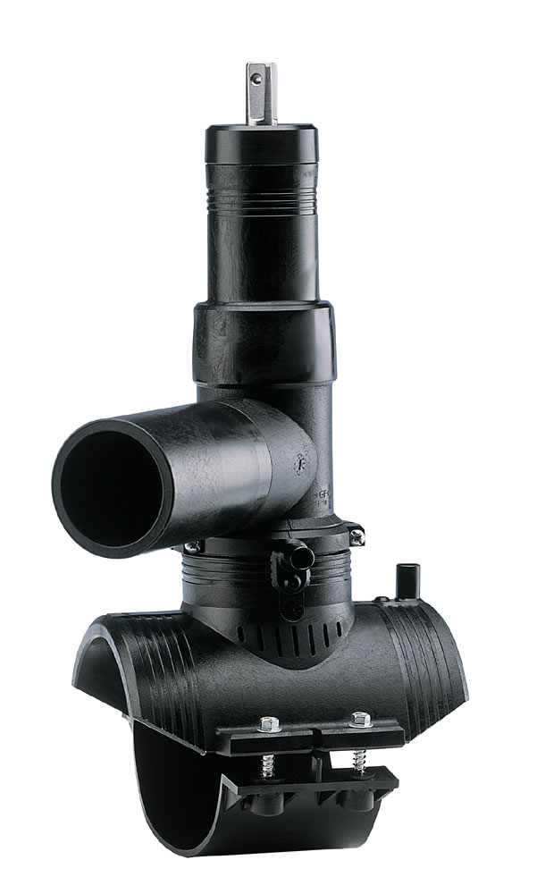 Odbočka elektro navrtávací s ventilem   75/ 63 SDR 11 +GF+